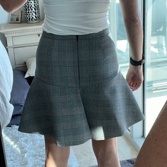 J. Crew size 4 houndstooth circle skirt - Picture 2 of 5